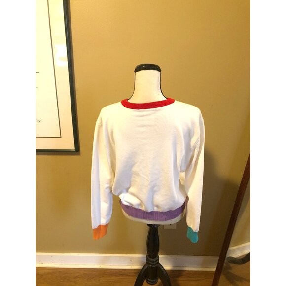 Queen of Sparkles rainbow script Oxford Ole Miss sweater - Picture 4 of 5